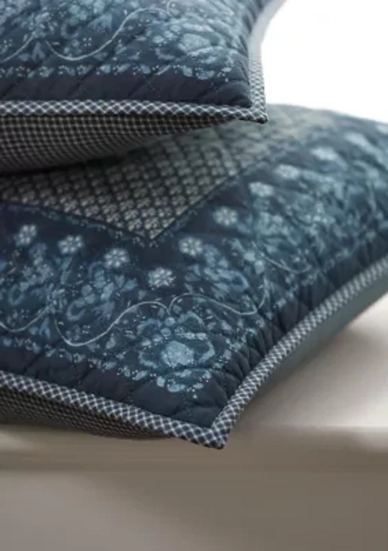 Becket Diamond-Stitched Cotton Quilt