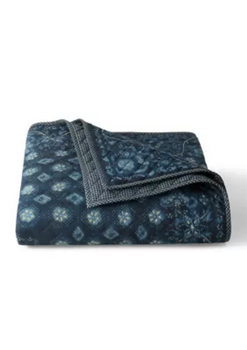 Becket Diamond-Stitched Cotton Quilt