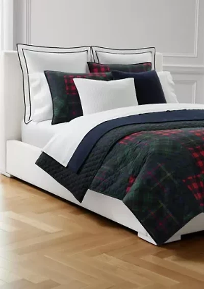 Hadley Soft Cotton Diamond-Stitch Quilt