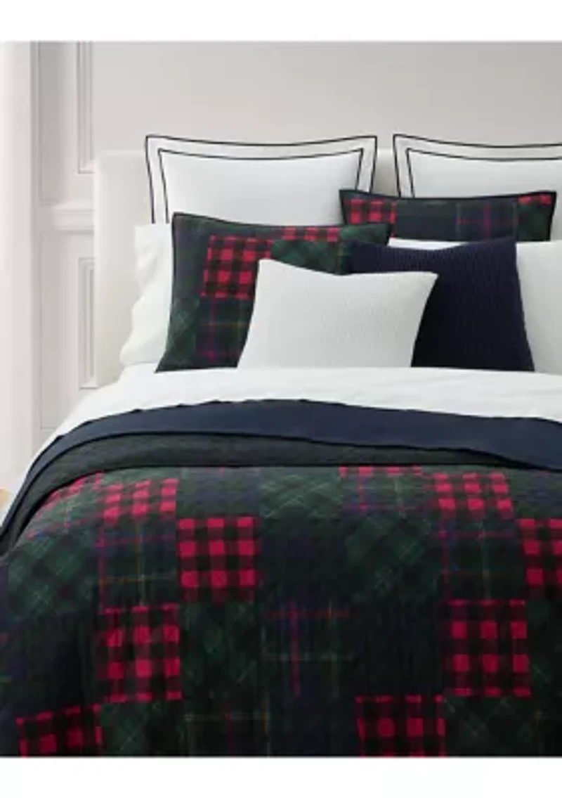 Hadley Soft Cotton Diamond-Stitch Quilt
