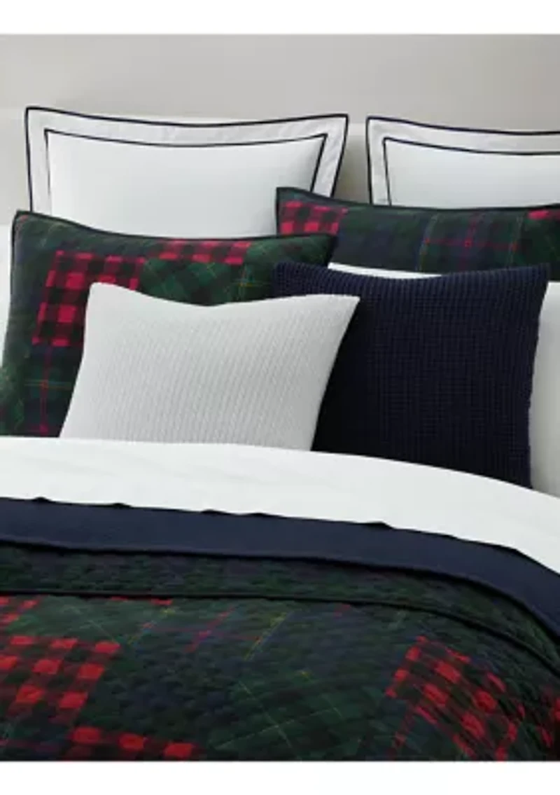 Hadley Soft Cotton Diamond-Stitch Quilt