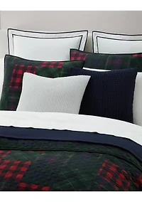 Hadley Soft Cotton Diamond-Stitch Sham