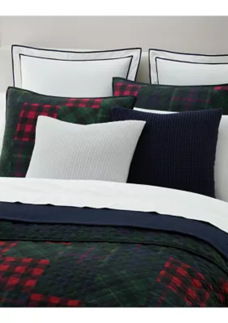 Hadley Soft Cotton Diamond-Stitch Sham