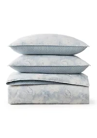 Leigh Paisley Queen Duvet Cover Set