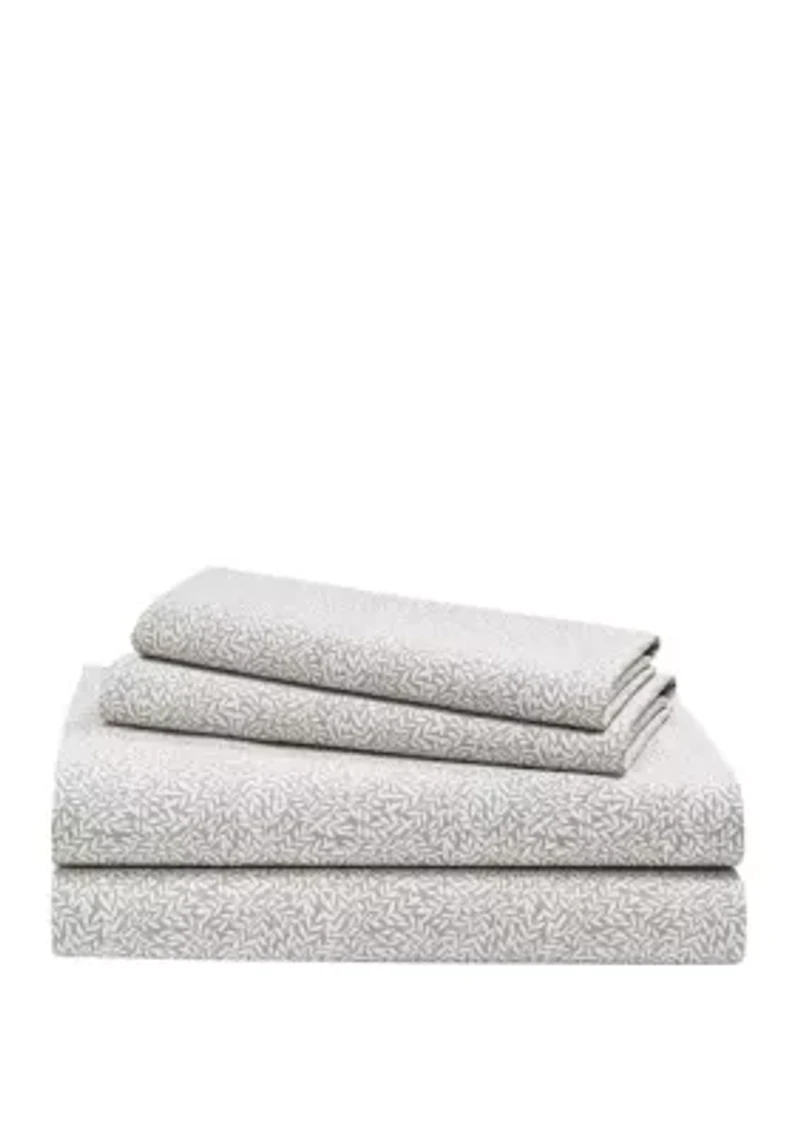 Spencer Sateen Leaf Sheet Set