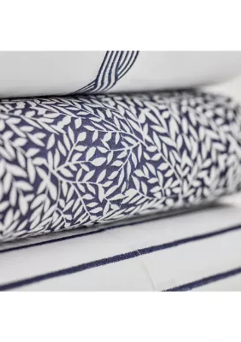 Spencer Sateen Leaf Sheet Set