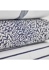 Spencer Sateen Leaf Sheet Set