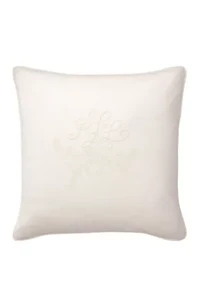 Claudia Monogram Throw Pillow