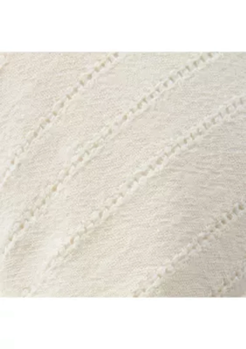 Open-Weave Euro Sham