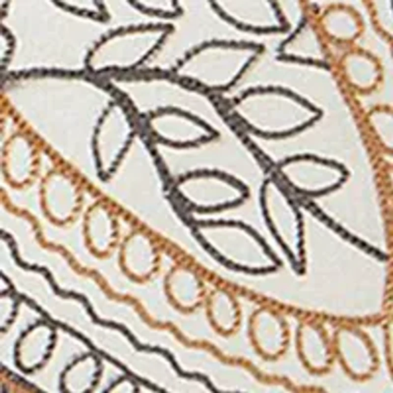 Jackson Embroidery Throw Pillow