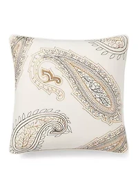 Jackson Embroidery Throw Pillow