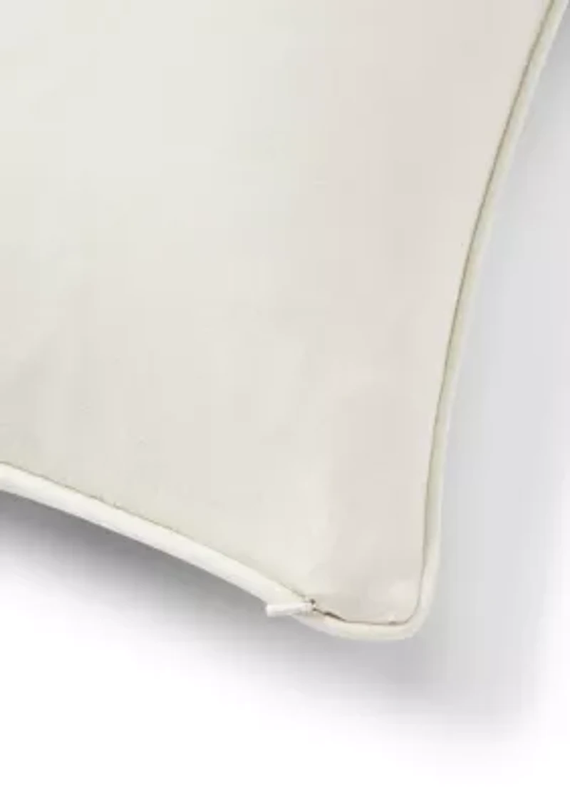 Jackson Embroidery Throw Pillow