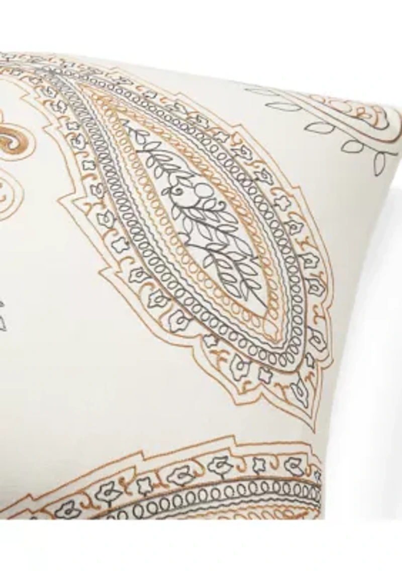 Jackson Embroidery Throw Pillow