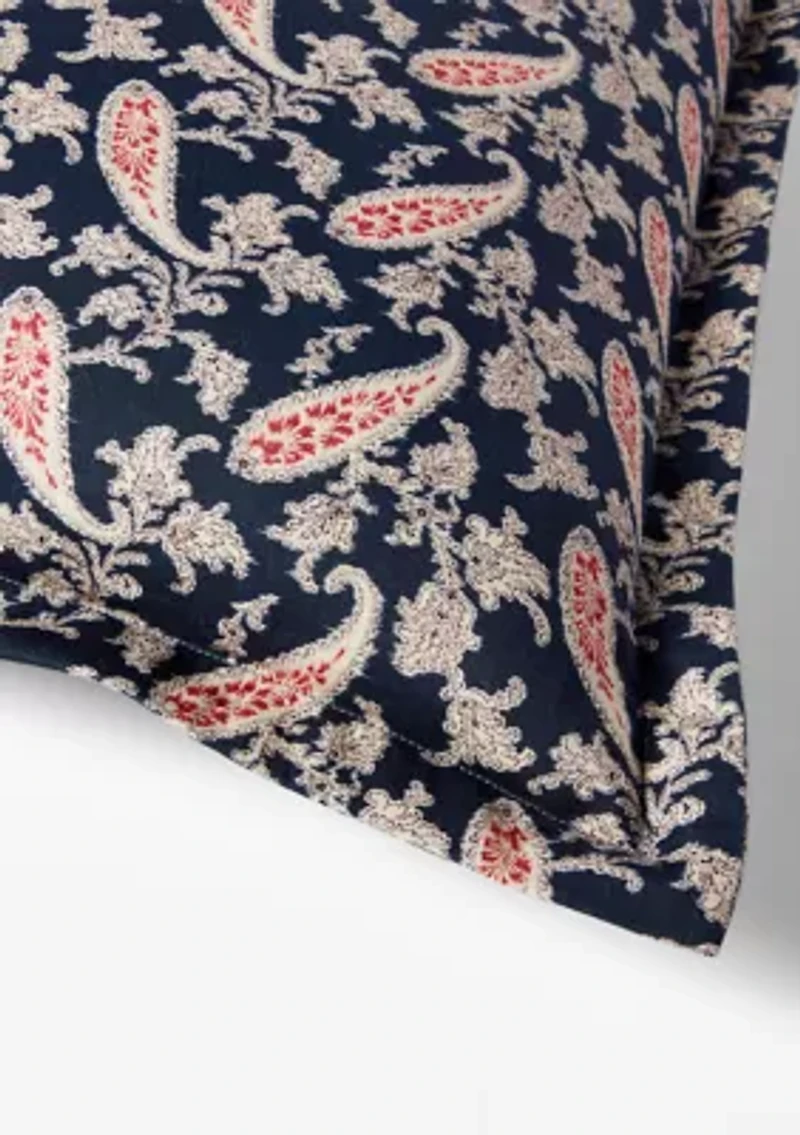 Collier Paisley Euro Sham