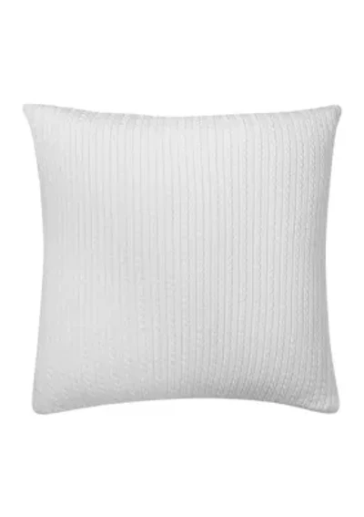 Delphine Cable-Knit Throw Pillow