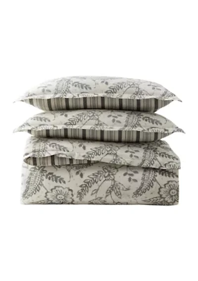 Sara Floral Paisley King Comforter Set