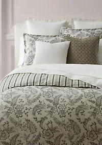 Sara Floral Paisley King Comforter Set