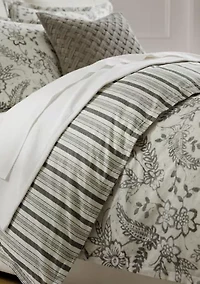 Sara Floral Paisley King Comforter Set