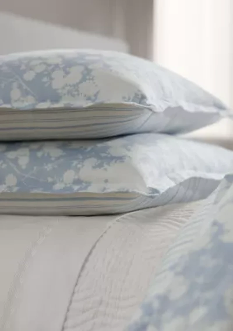 Alice Floral Cotton Sateen King Duvet Cover Set