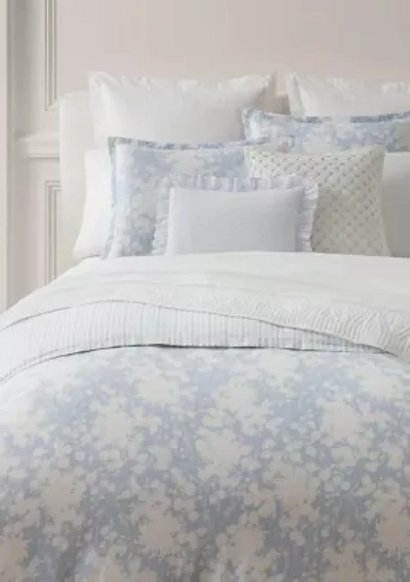 Alice Floral Cotton Sateen King Duvet Cover Set
