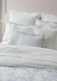 Alice Floral Cotton Sateen King Duvet Cover Set