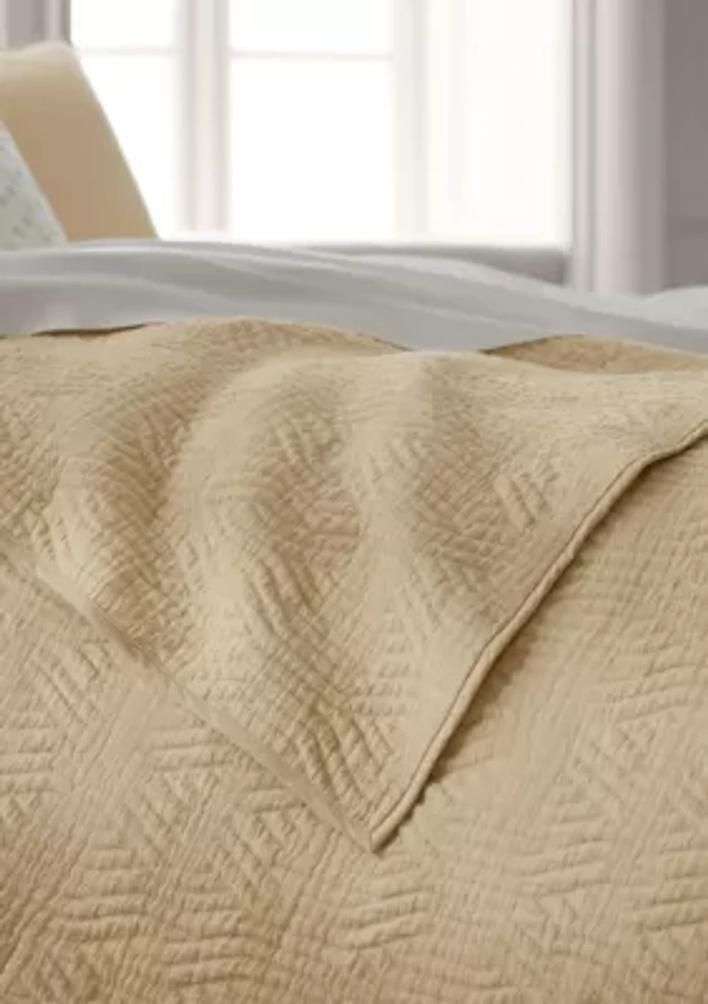 Wiley Cotton Jacquard King Quilt