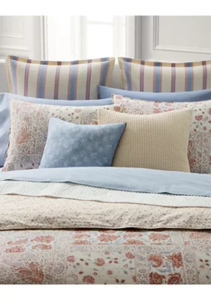 Fenwick Floral Cotton Throw Pillow