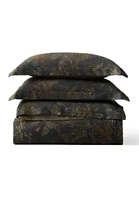 Henry Cotton Sateen Reversible Duvet Cover Set