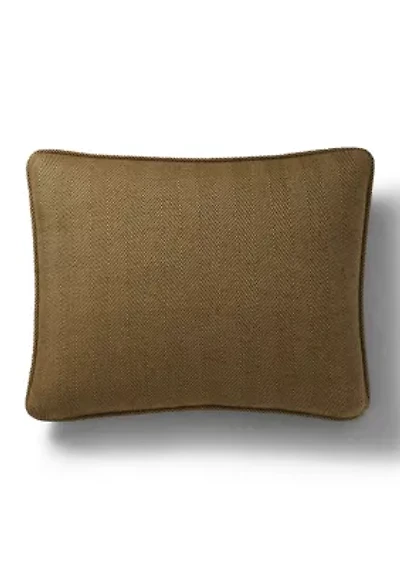 Norris Soft Cotton-and-Wool Throw Pillow