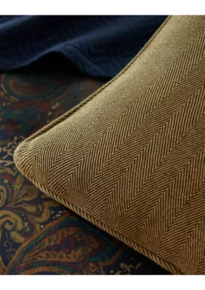 Norris Soft Cotton-and-Wool Throw Pillow