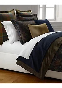 Norris Soft Cotton-and-Wool Throw Pillow