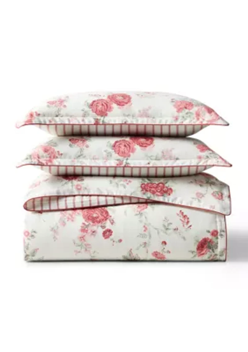 Sofia Cotton Sateen Duvet Cover Set