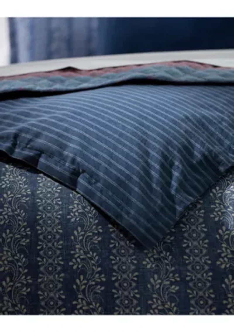 Gena Soft Cotton Reversible Comforter Set