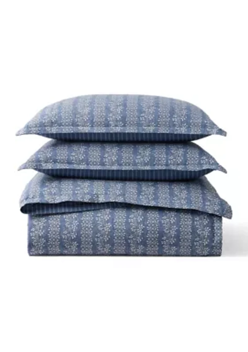 Gena Soft Cotton Reversible Comforter Set