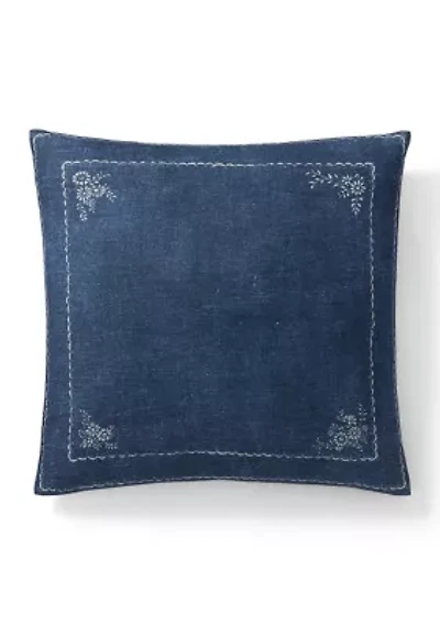 Griffin Washed Cotton Throw Pillow