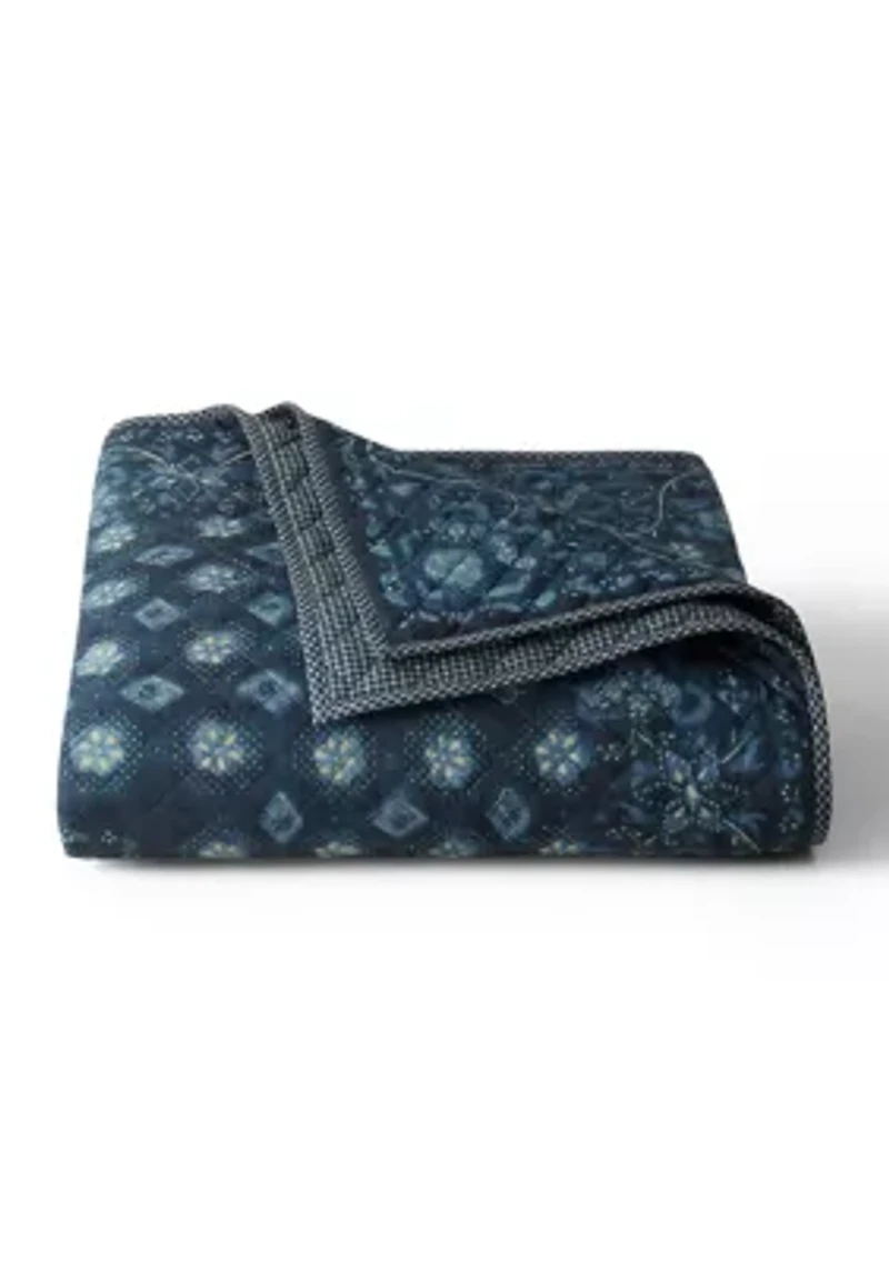 Becket Diamond-Stitched Cotton Quilt
