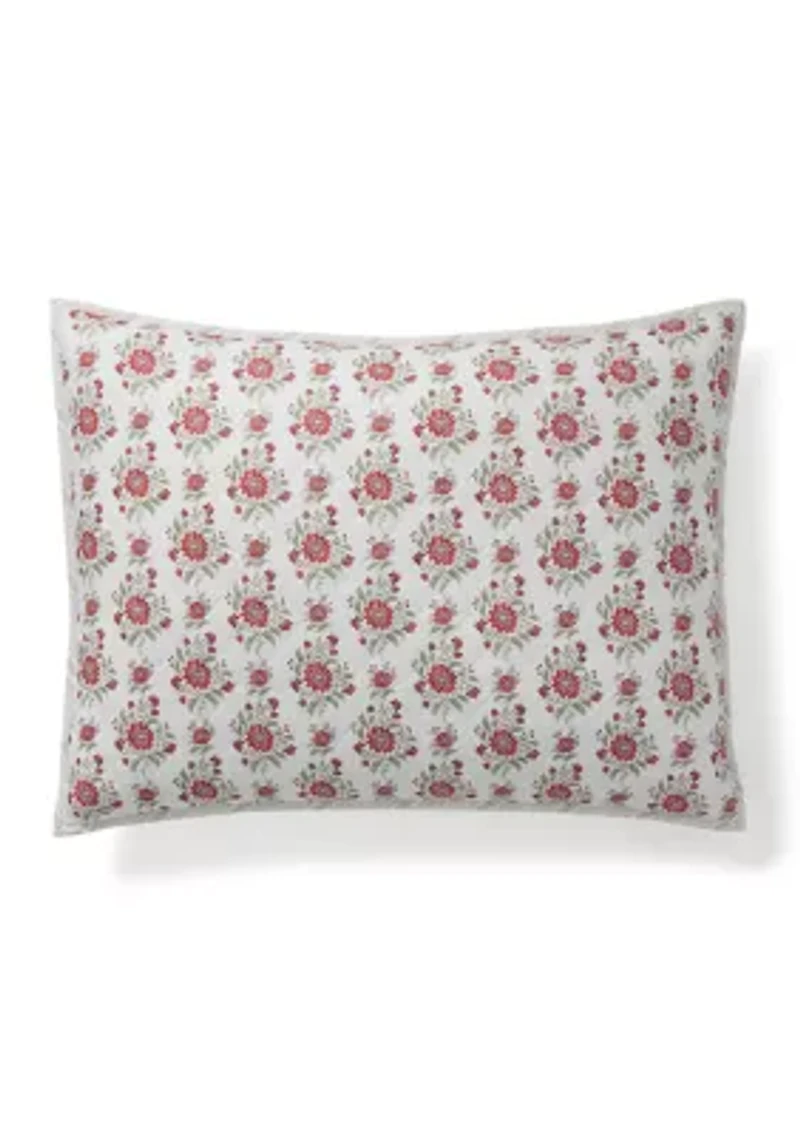 Maren Cotton Diamond-Stitch Sham