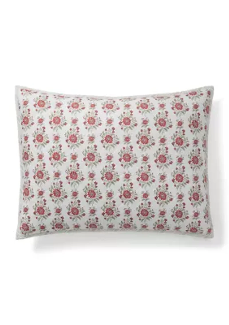 Maren Cotton Diamond-Stitch Sham