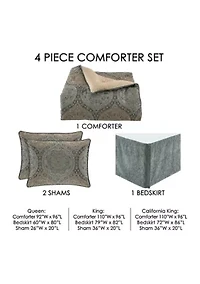 Dorset 4pc. Comforter Set