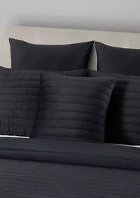 Valencia 20" Square Quilted Decorative Throw Pillow