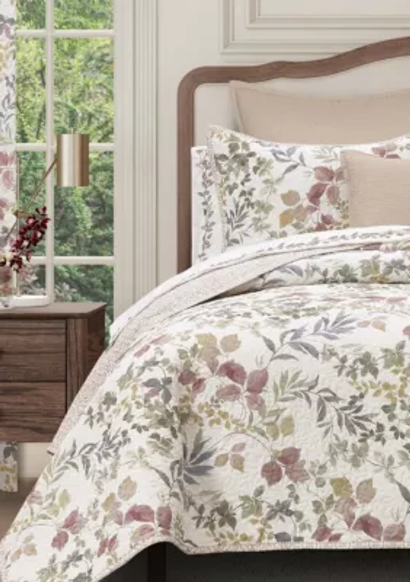 Rosewood 3pc. Quilt Set
