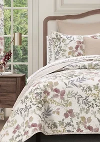 Rosewood 3pc. Quilt Set