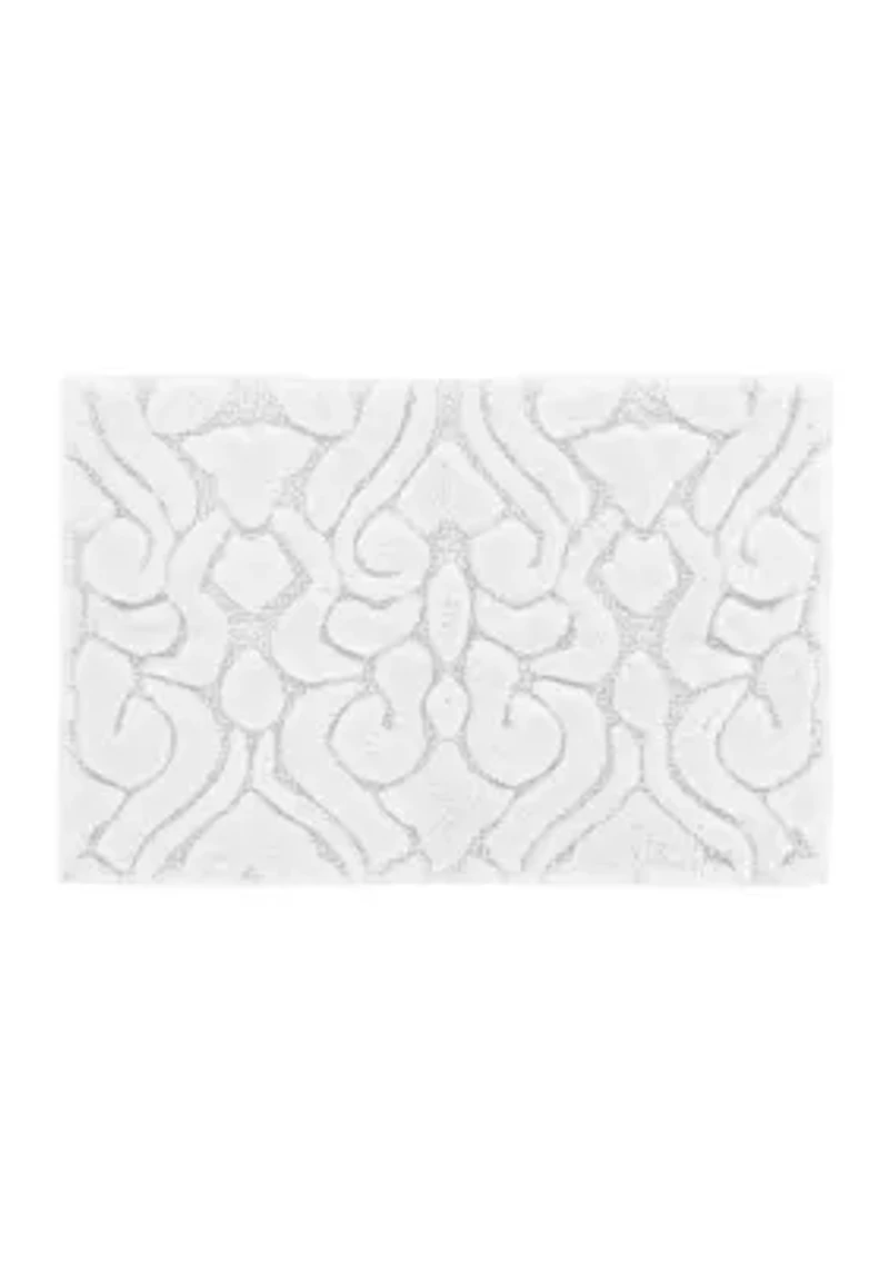 Lombardi Patterned Bath Rug