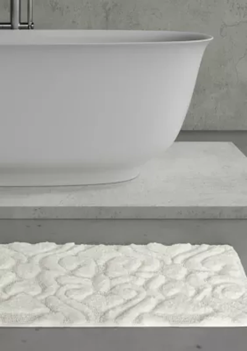 Lombardi Patterned Bath Rug