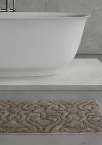 Lombardi Patterned Bath Rug