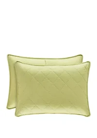 Oakland Green King Quilted Sham
