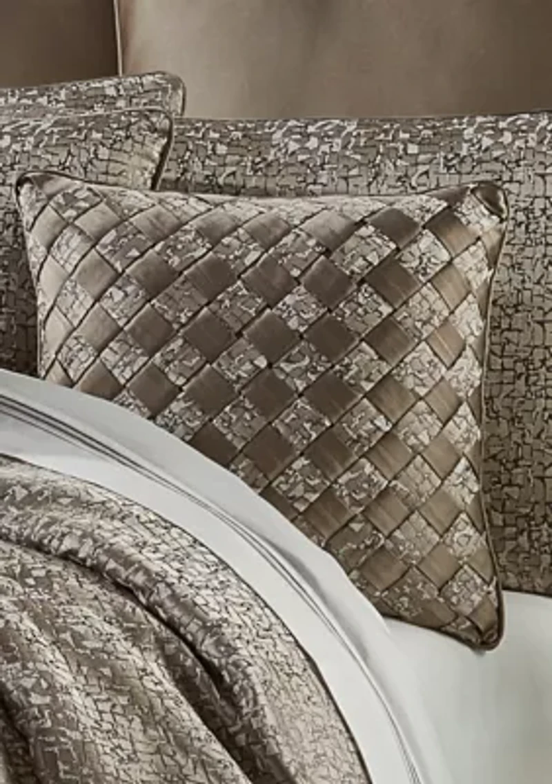 Cracked Ice 18" Square Decorative Throw Pillow