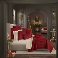 Grandeur Quilted Boudoir Decorative Throw Pillow