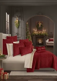 Grandeur Quilted Boudoir Decorative Throw Pillow