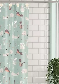 Dogs & Cats Shower Curtain